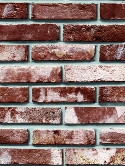 วอลเปเปอร์ลายอิฐเกาหลีหน้ากว้างสีน้ำตาลปนขาว