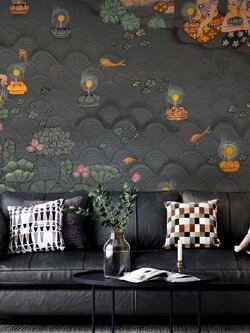 วอลเปเปอร์ลายลอยกระทง P-THD-8-C