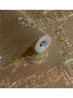 wallpaper ลายไทย เทพพนม สีทอง