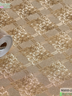 wallpaper ลายไทย ตราประจำยาม สีทอง