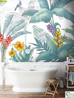 วอลเปเปอร์พิมพ์ลายภาพสวนป่า Premium PM-085-G