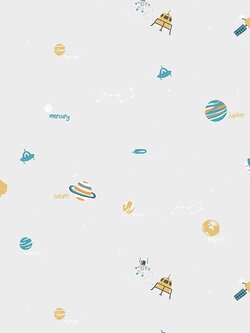 วอลเปเปอร์หน้ากว้าง 1 เมตร ลายกาแล็คซี่ อวกาศ