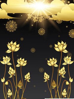 วอลเปเปอร์สั่งพิมพ์ภาพดอกบัว