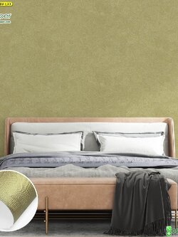 วอลเปเปอร์ติดผนังลายปูนเปลือยสีทอง