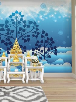 วอลเปเปอร์ลายต้นโพธิ์ THAI-1023