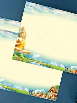 S3474 การ์ดเปล่า-เดี่ยว 5x7