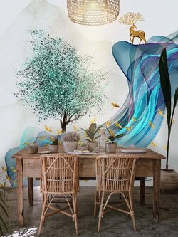 วอลเปเปอร์สั่งพิมพ์ฮวงจุ้ยพรีเมี่ยม PM-015