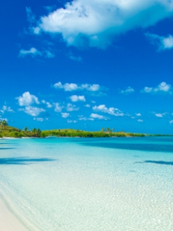 ภาพวิวสั่งพิมพ์ภาพชายหาดน้ำทะเลใส