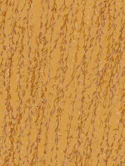 วอลเปเปอร์ลายใบไม้ พื้นสีส้มทอง