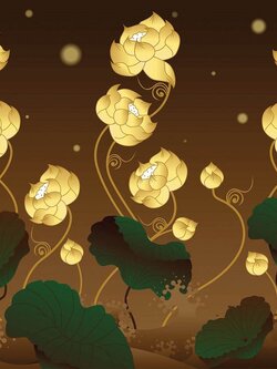 วอลเปเปอร์สั่งพิมพ์ภาพดอกบัว