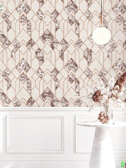 วอลเปเปอร์ติดผนังลายกราฟฟิก