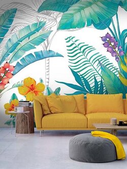 วอลเปเปอร์พิมพ์ลายภาพสวนป่า Premium PM-085-A