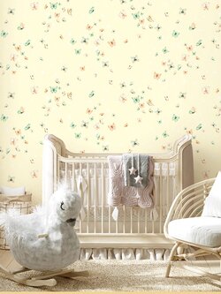 วอลเปเปอร์หน้ากว้าง 1 เมตร ลายผีเสื้อ