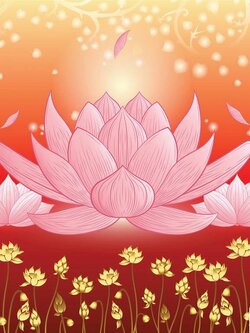 วอลเปเปอร์สั่งพิมพ์ภาพดอกบัว