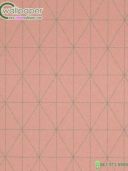 วอลเปเปอร์ติดผนังลายเส้น สีส้ม