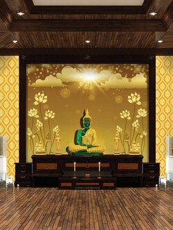 วอลเปเปอร์สั่งพิมพ์ภาพดอกบัว