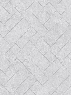 วอลเปเปอร์ลายอิฐโมเดิร์นสีเทา หน้ากว้าง 1 เมตร