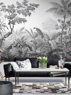 วอลเปเปอร์พิมพ์ลายภาพสวนป่า Premium PM-060-D