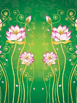 วอลเปเปอร์สั่งพิมพ์ภาพดอกบัว