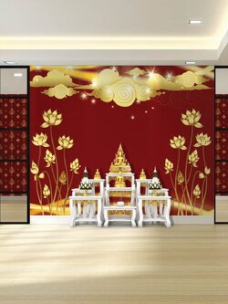 วอลเปเปอร์สั่งพิมพ์ภาพดอกบัว