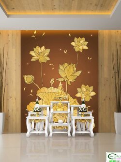 วอลเปเปอร์สั่งพิมพ์ภาพดอกบัว