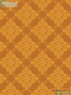 วอลเปเปอร์ลายไทยห้องพระ ลายประจำยามสีทอง