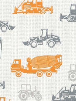 วอลเปเปอร์ติดผนังลายรถยนต์สีส้ม,เทา