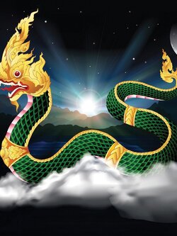 วอลเปเปอร์สั่งพิมพ์ลายพญานาค