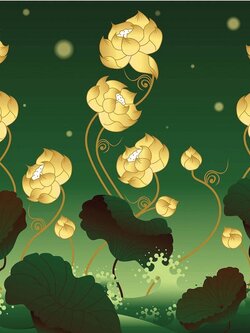 วอลเปเปอร์สั่งพิมพ์ภาพดอกบัว