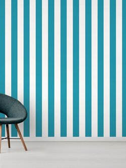 วอลเปเปอร์ลายทาง สีฟ้า-ขาว