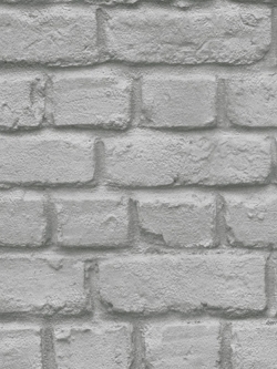 วอลเปเปอร์ติดผนังลายอิฐเทา