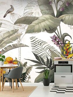 วอลเปเปอร์พิมพ์ลายภาพสวนป่า Premium PM-085-F