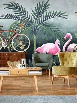 วอลเปเปอร์พิมพ์ลายภาพสวนป่า Premium PM-003