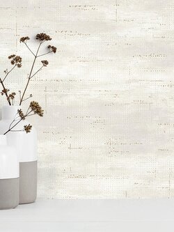 วอลเปเปอร์ลายปูนเปลือย สีน้ำตาลครีม