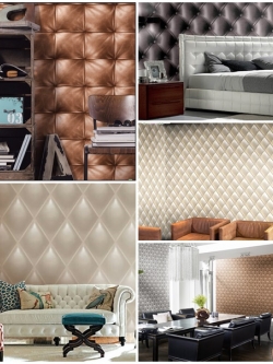 รวมวอลเปเปอร์ลายหนัง-ผ้าบุ 30 นัมเบอร์