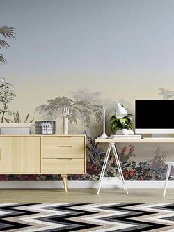 วอลเปเปอร์พิมพ์ลายภาพสวนป่า Premium PM-062