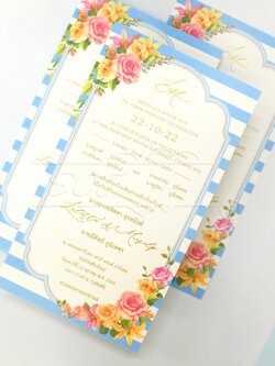 S92686 การ์ดเปล่า เดี่ยว 4x7.5 นิ้ว