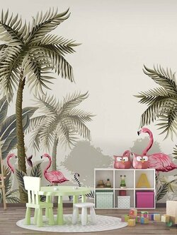 วอลเปเปอร์พิมพ์ลายภาพสวนป่า Premium PM-105-B