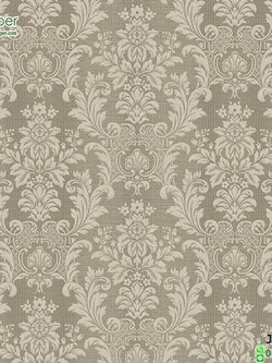 Wallpaper ลายหลุยส์สีน้ำตาล