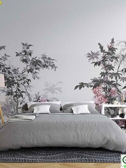 วอลเปเปอร์พิมพ์ลายภาพสวนป่า Premium PM-062-A