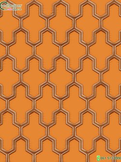 วอลเปเปอร์ลายกราฟฟิค พื้นหลังสีส้ม