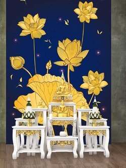 วอลเปเปอร์สั่งพิมพ์ภาพดอกบัว