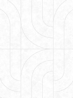 วอลเปเปอร์ติดผนังลายโมเดิร์น สีเทาเส้นสีเงิน หน้ากว้าง 1 เมตร