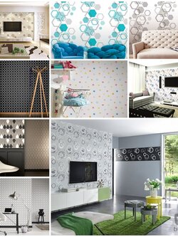 รวมวอลเปเปอร์ติดผนังลายวงกลม 28นัมเบอร์