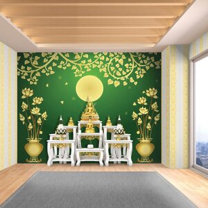 วอลเปเปอร์สั่งพิมพ์ภาพดอกบัว