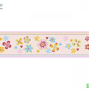 บอร์เดอร์ วอลเปเปอร์ลายดอกไม้