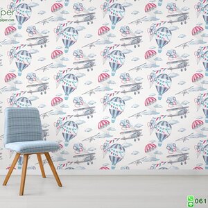 วอลเปเปอร์ลายการ์ตูนห้องเด็ก No.58124.