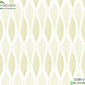 วอลเปเปอร์ติดผนังลายใบไม้