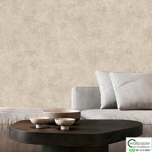 วอลเปเปอร์ลายปูนเปลือย สีน้ำตาล No.52523-6