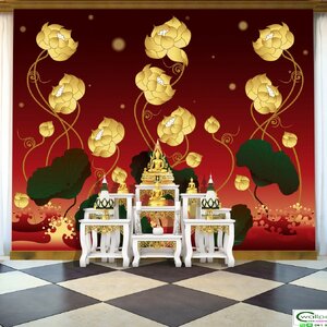 วอลเปเปอร์สั่งพิมพ์ภาพดอกบัว